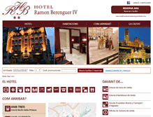 Tablet Screenshot of hotelramonberenguerlleida.com